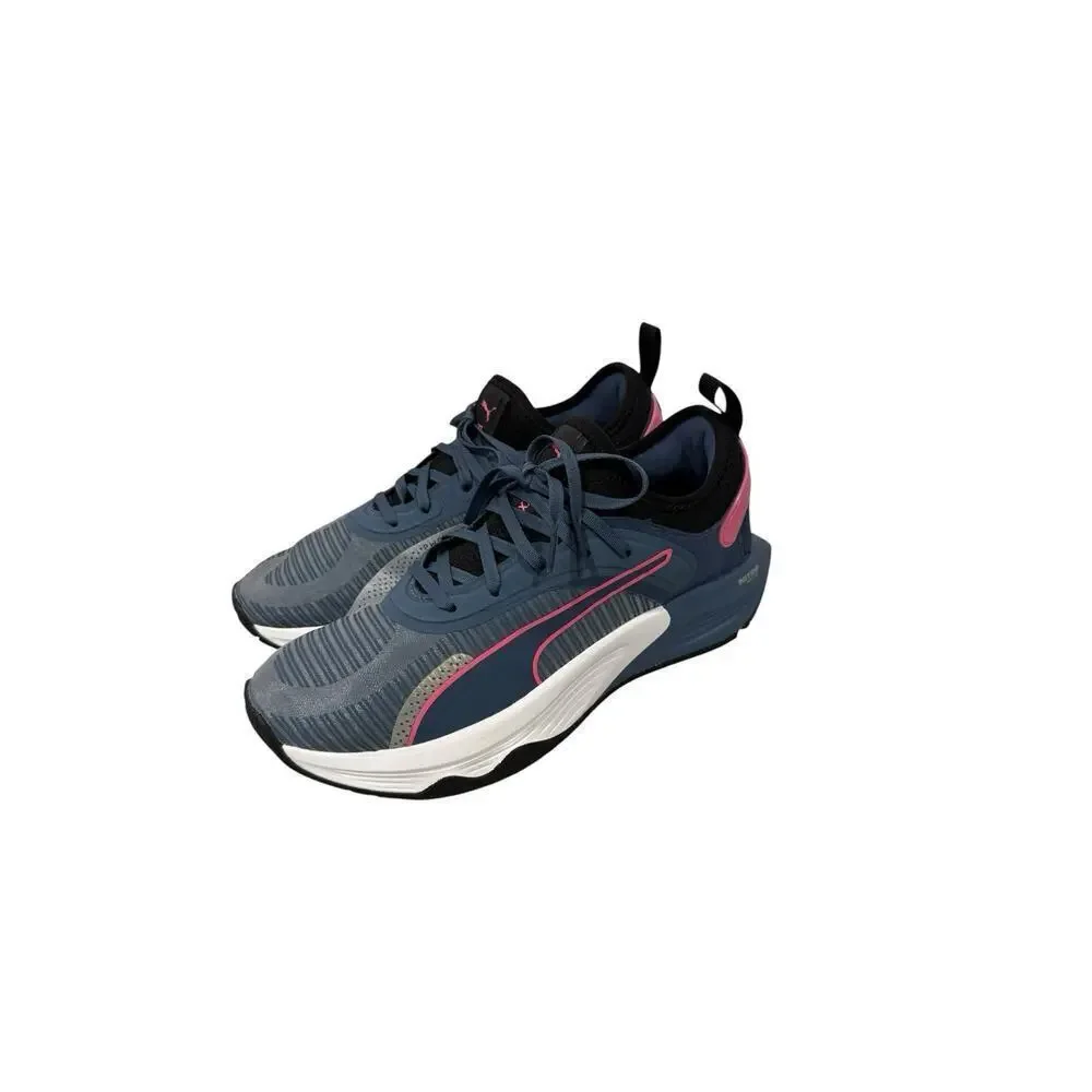 PUMA Pwr Xx Nitro Training Womens Blue Pink‎ Sneakers Athletic Shoes Size 9